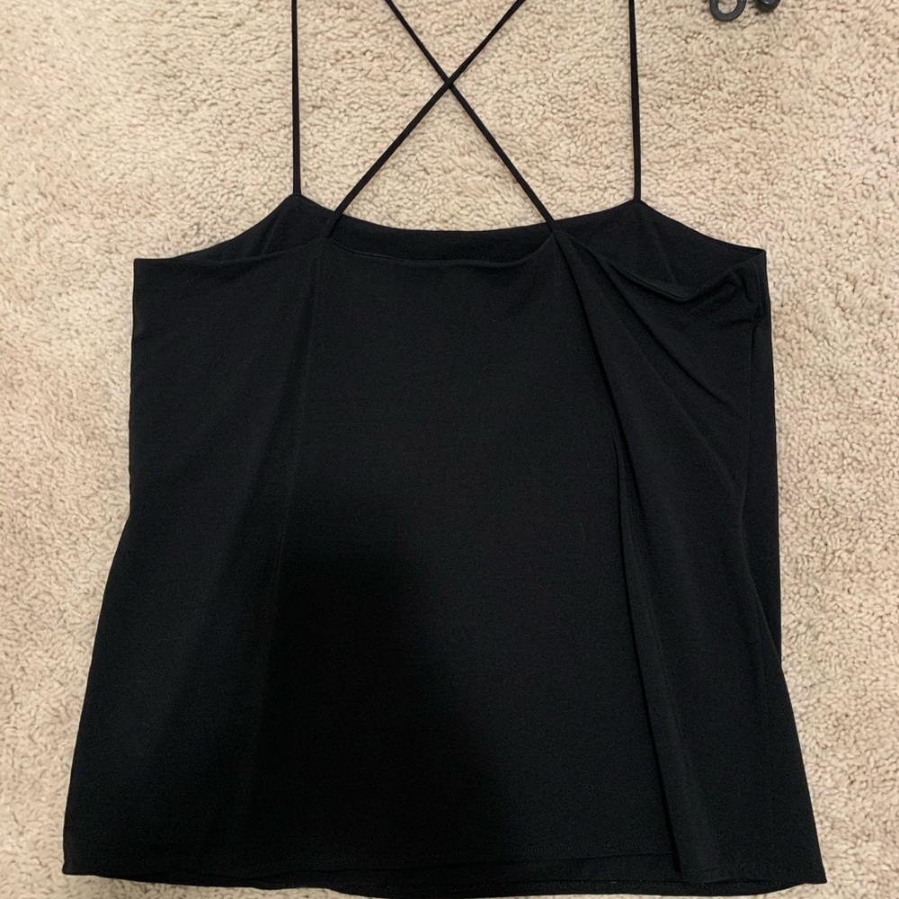 Spaghetti strap jersey top